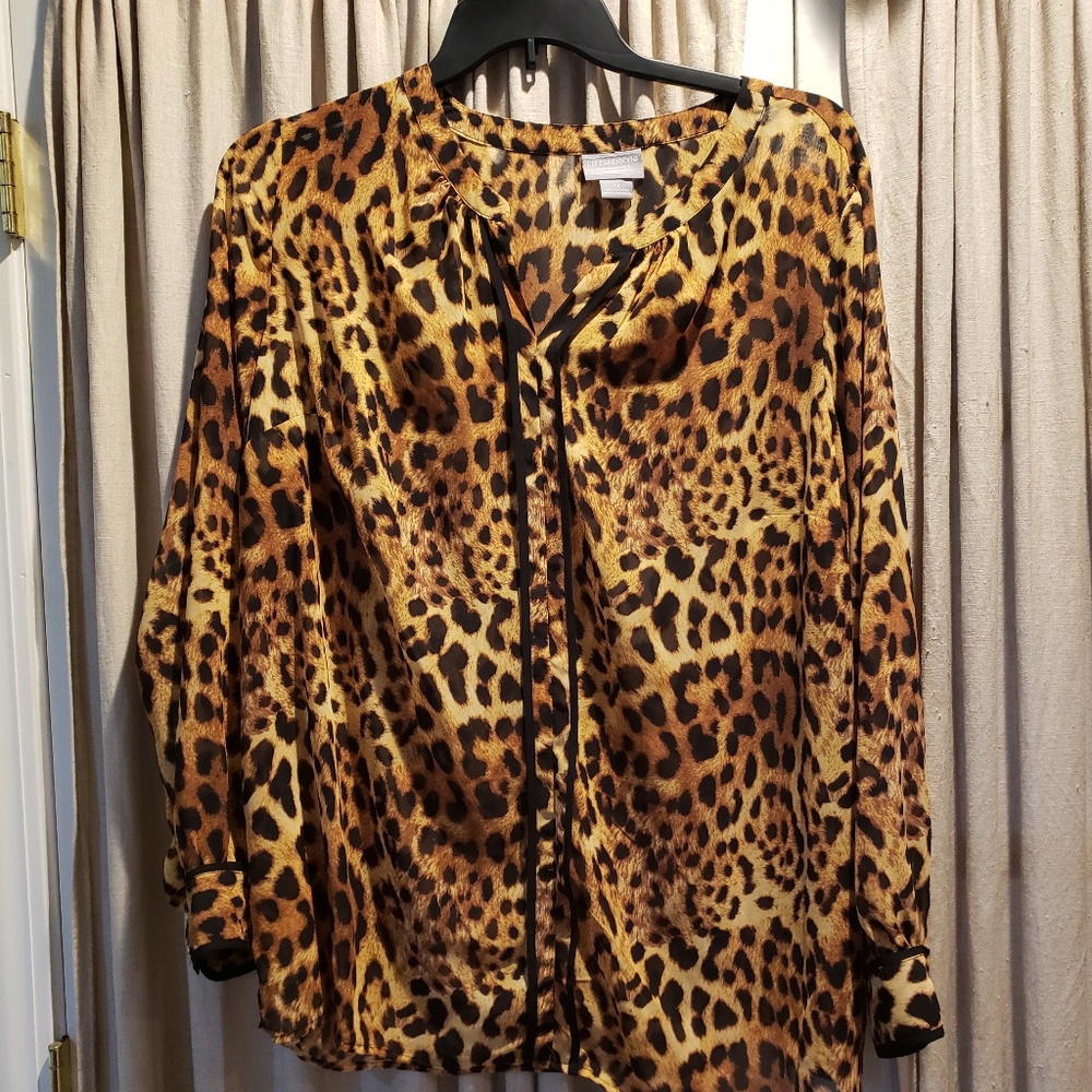 Cheetah Blouse
